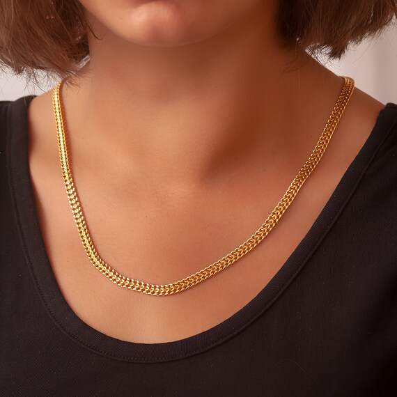 14k Yellow Gold Gourmet Chain 14 Karat 