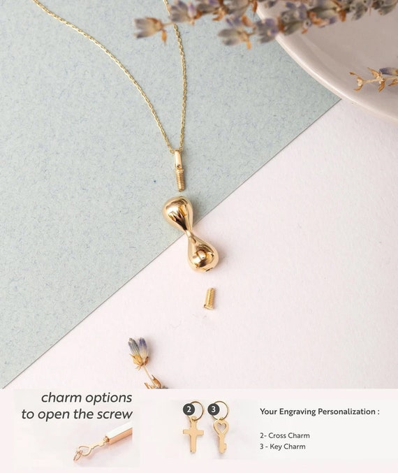 Cremation urn shop pendant