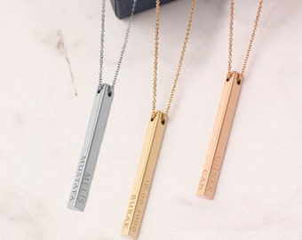 14K Solid Gold Personalized Triangle 