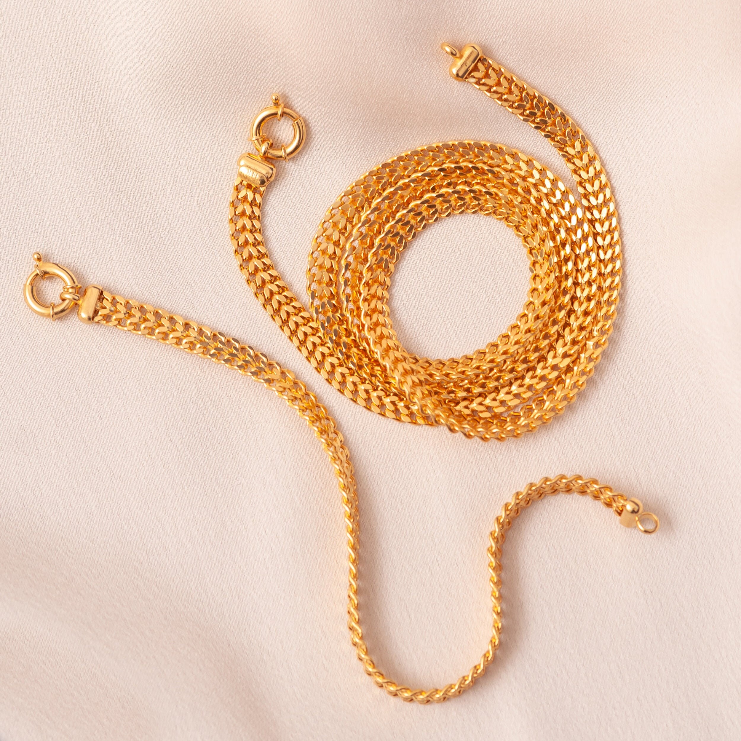14k Yellow Gold Gourmet Chain 14 Karat 
