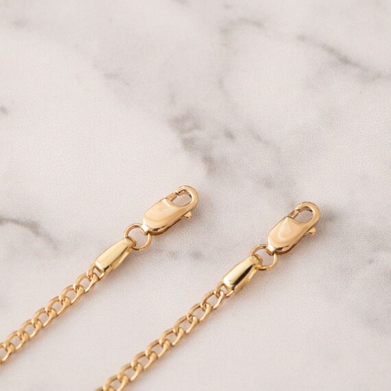 14k Real Gold Cuban Chain Extender Real 