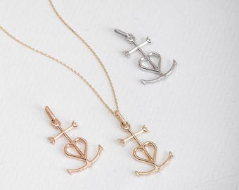 Vintage James Avery Sterling Silver Ankh Cross Pendant Necklace 