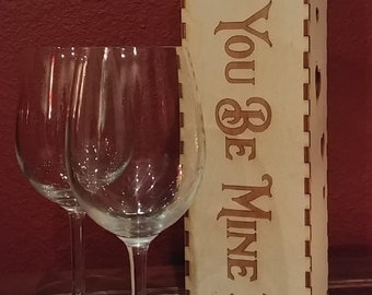 A Valentine's Gift Wine Box