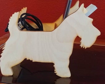 Scottish Terrier Desk Organizer