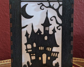 Halloween Haunted House Lantern