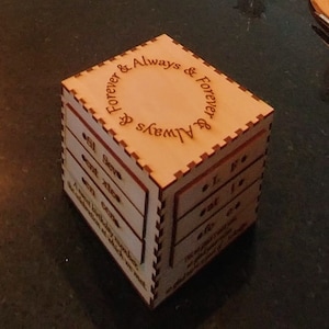 The Riddle Puzzle Box - Etsy