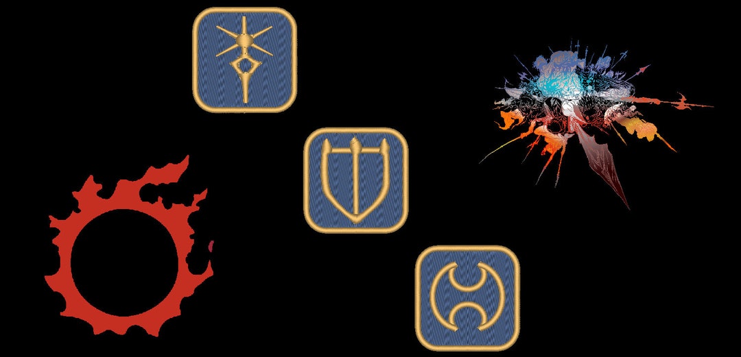 FFXIV Tank Class Job Icons Etsy