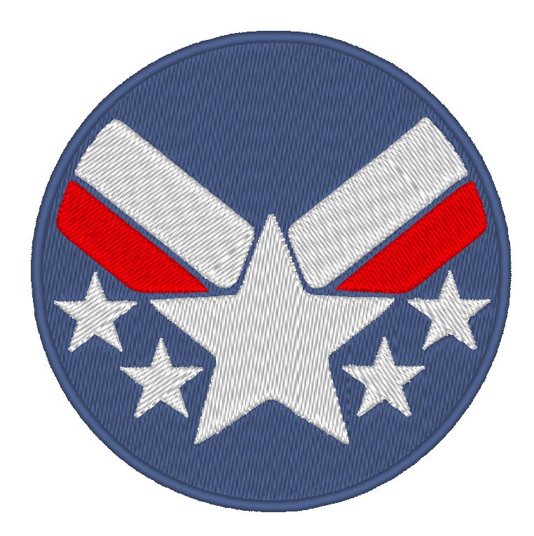 Captain Marvel - Embroidered Patch - Etsy