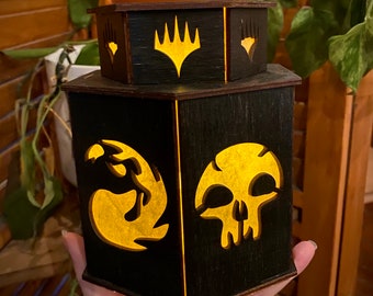 Magic the Gathering Inspired Silhouette Lantern