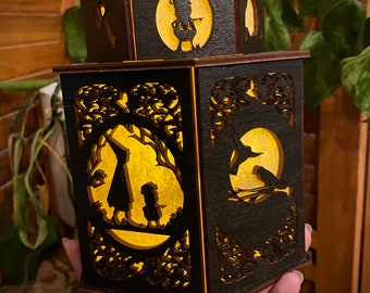 An Over The Garden Wall Inspired Silhouette Lantern