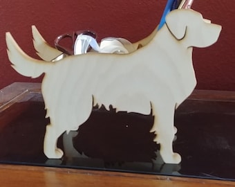 Golden Retriever Desk Organizer