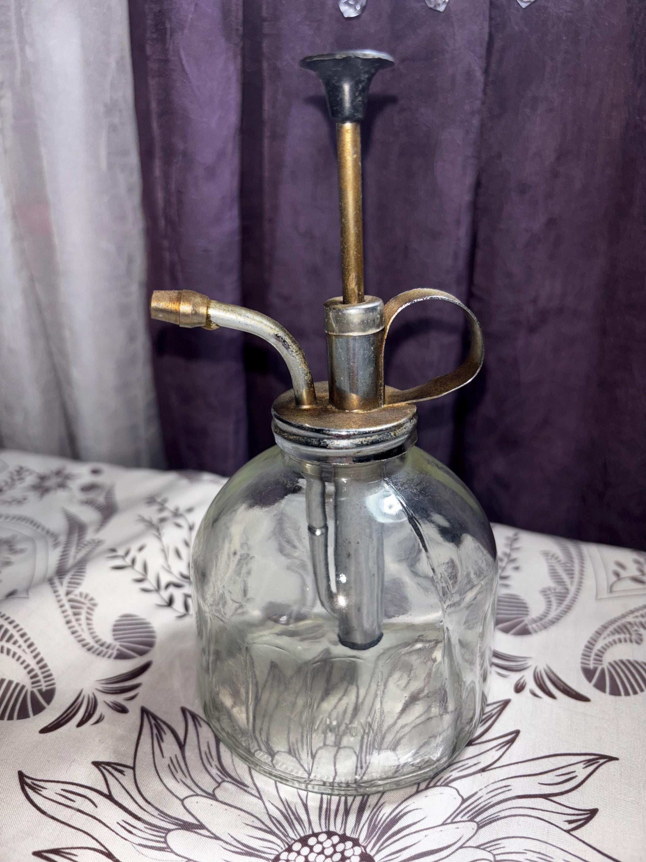 Vintage Style Plant Mister, Clear Glass Mister, Conservatory Supply, Indoor Gardener, Plant Care, Fern Care, Succulent Mister, Water Sprayer