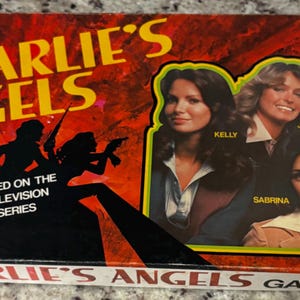 Charlie’s Angels game Milton Bradley   Farrah Fawcett Edition  Vintage 1977