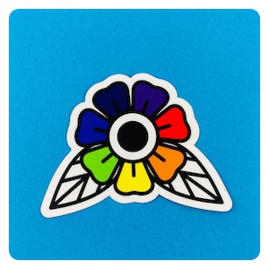 Pride Flower Vinyl Sticker