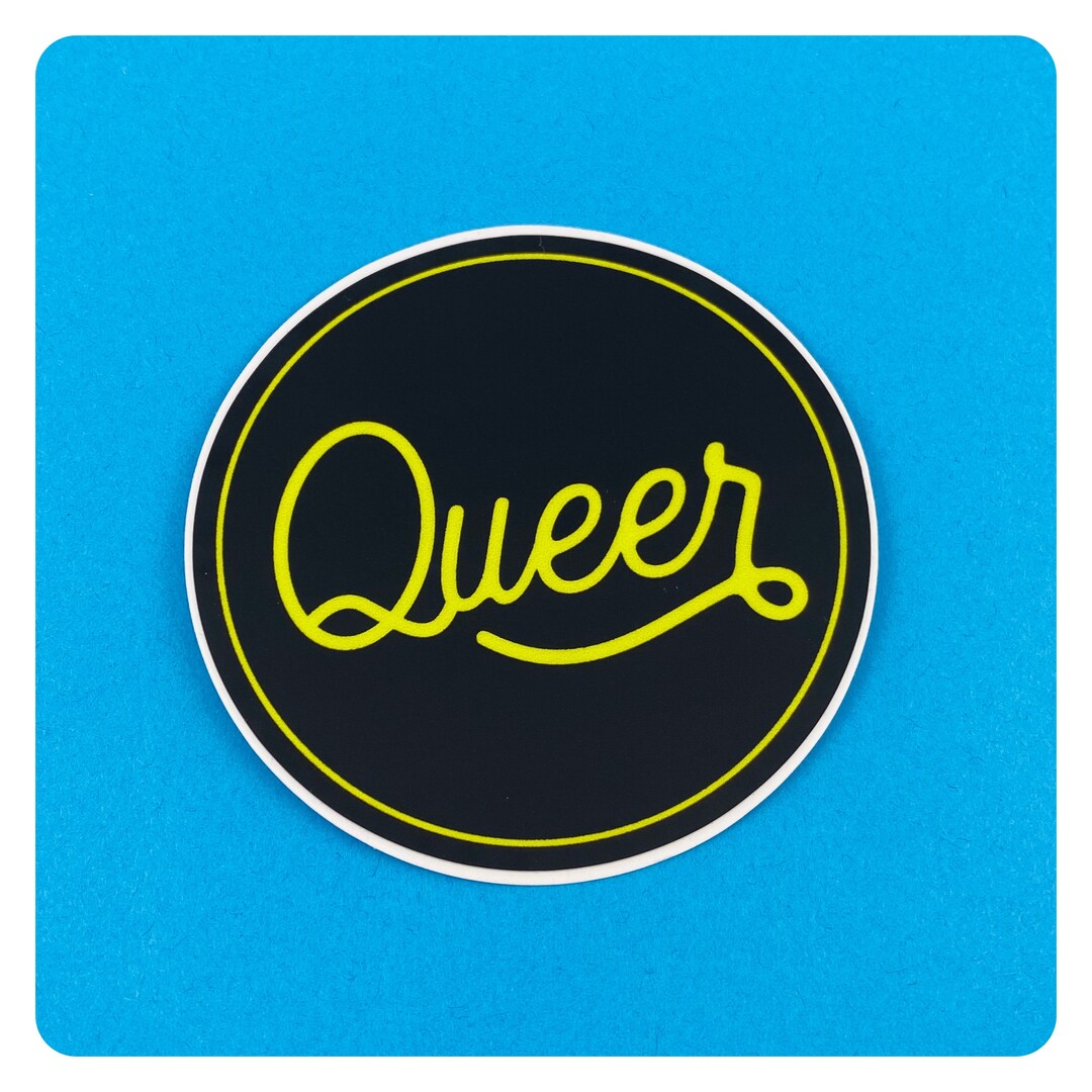 Queer Vinyl Sticker - Etsy
