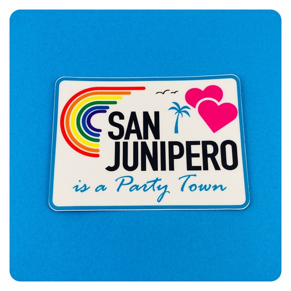 San Junipero Travel Sticker