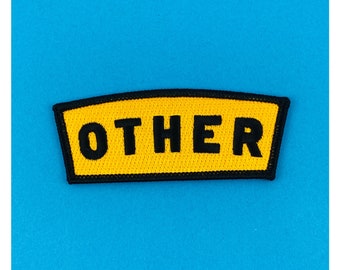 OTHER identity embroidered iron on Patch