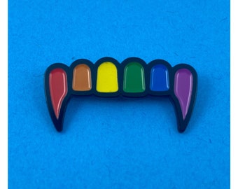 Pride Fangs -LGBTQ - Enamel Pin
