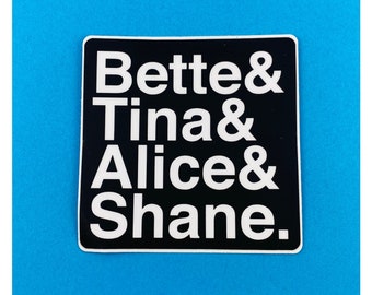 The L Word Names Sticker