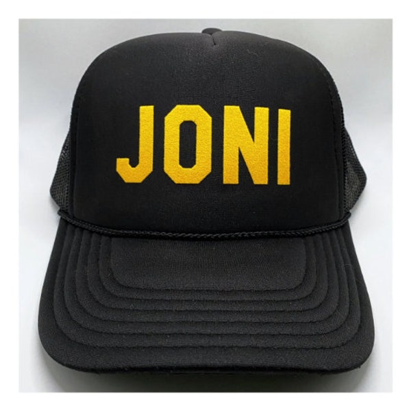 Joni Mitchell Flocked Hat Cap