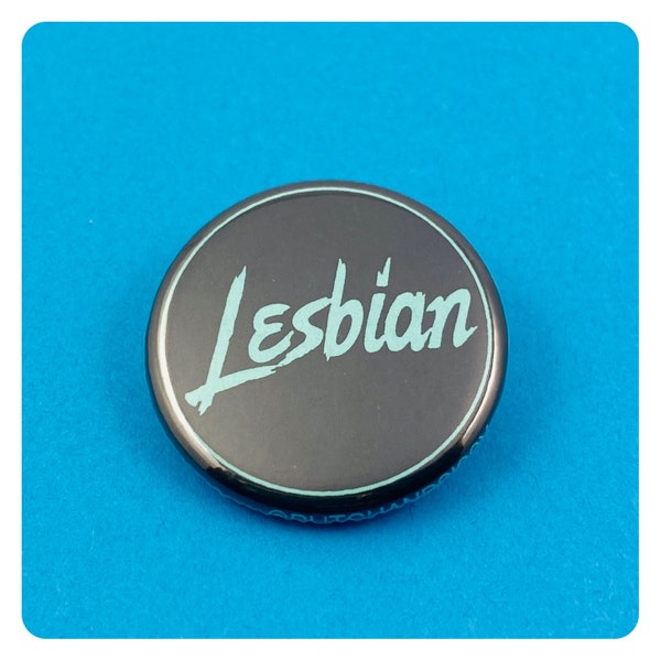 Lesbian Feminist protest button