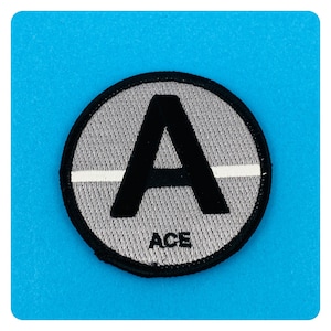 ACE Asexual identity embroidered iron on Patch