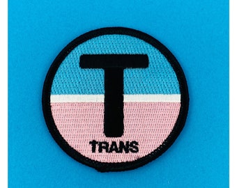 TRANS Woman MTF identity embroidered iron on Patch