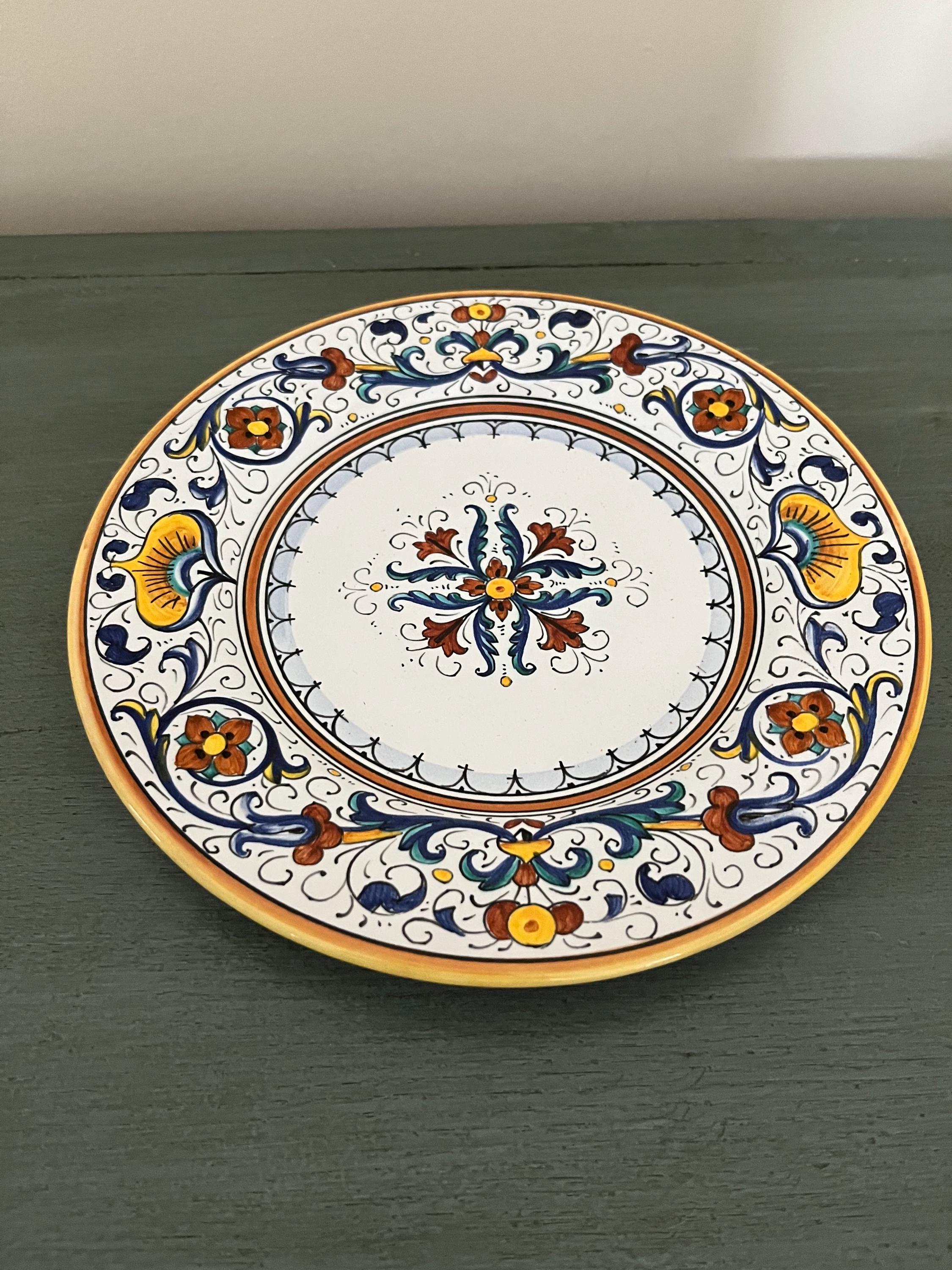 Grazia Deruta Plates - Etsy
