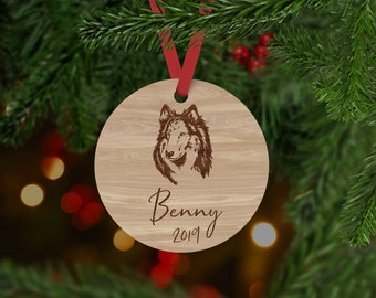 Vivid Arts-Pet PAL CANI-CANE DA PASTORE CUCCIOLO-Ornamento Regalo Decorazione////