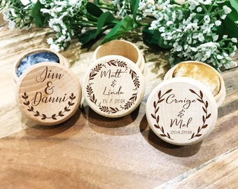 Personalised Ring Box/Ring Box/ Ring Box Wedding/Engagement ring box/wedding ring box/Custom ring box/Engraved ring box/Ring Bearer Box/Ring