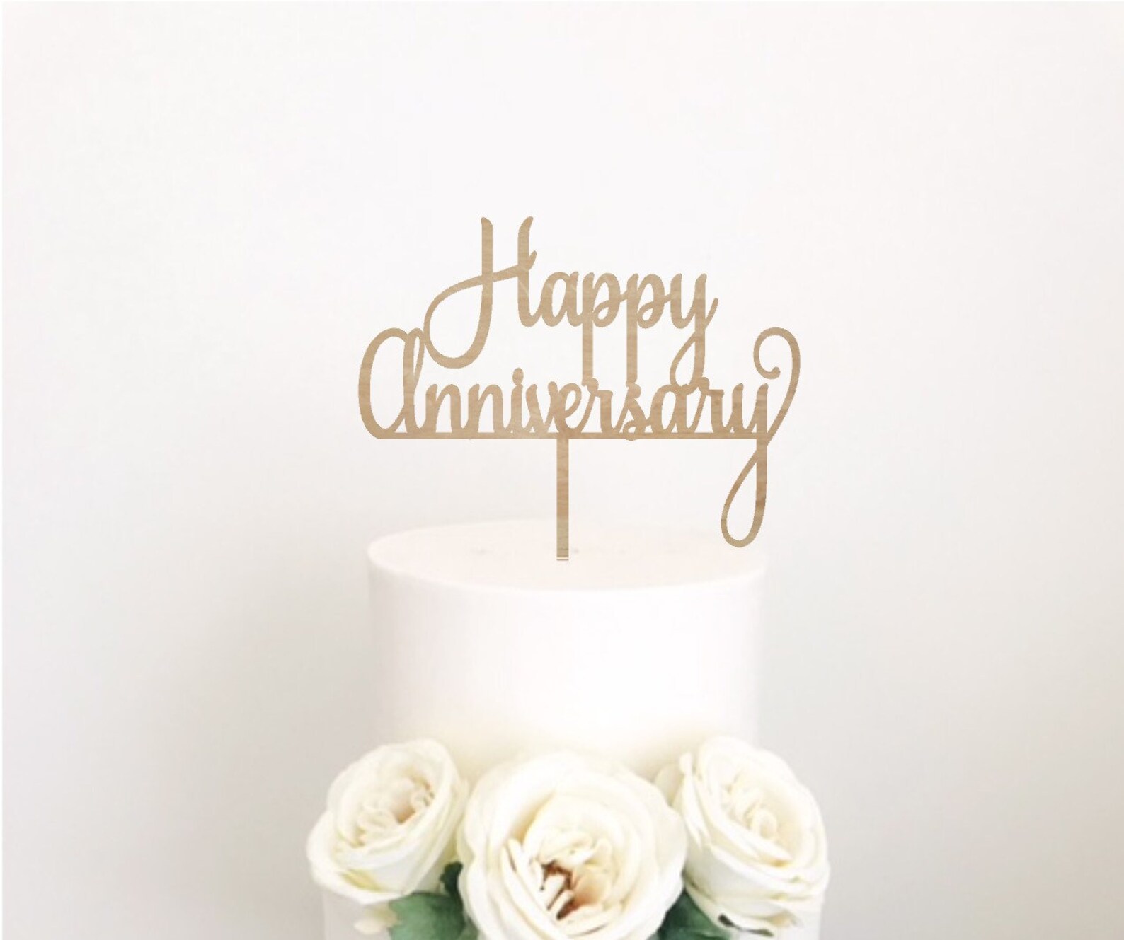 Happy Anniversary Cake Topper Anniversary Topper/wedding Etsy Australia
