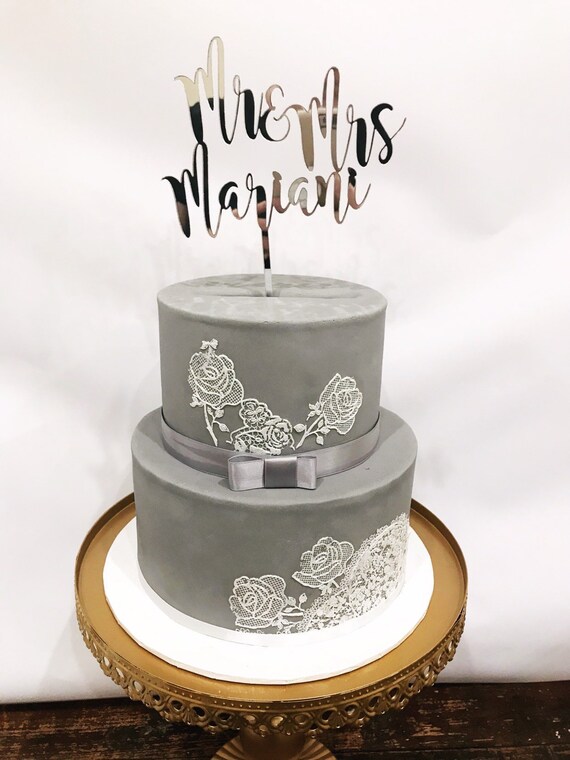 Maison Figurines Maries Deco Gateau M Gateau De Mariage Toppers Monsieur Et Monsieur Madame Et Mme Et Mme En Bois Or Acrylique
