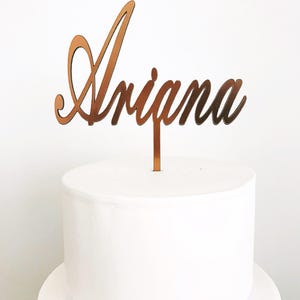 Personalised Acrylic Cake Topper/Name Cake Topper/Personalised Topper/Name Cake/Birthday Cake Topper/Birthday Topper/Cake/Custom Cake Topper