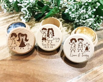 Personalised Ring Box/Ring Box/ Ring Box Wedding/Engagement ring box/wedding ring box/Custom ring box/Engraved ring box/Ring Bearer Box/Ring