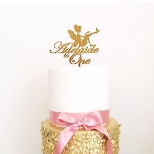 Fairy Cake Topper- Fairy Topper/Fairy Garden Topper/Fairy Princess/Fairy Party/Fairy Birthday/Glitter Fairy/Fairy Decor/Acrylic Cake Topper