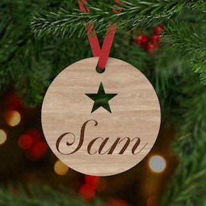 Personalised Christmas Bauble/Christmas Tree Decor/Custom Bauble/Christmas Bauble/Personalised Bauble Bauble/Christmas Ornament/Christmas