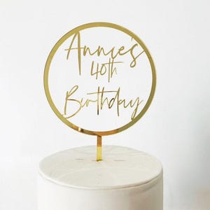 Forty Cake Topper- Forty Cake Topper/40th Cake Topper/40 Cake Topper/40 and Fabulous topper/40th Birthday/Forty/Happy 40th Cake topper
