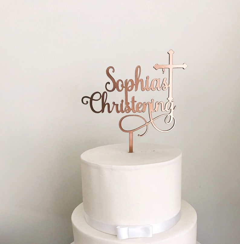 Christening Cake Topper Baptism Decor/christening Etsy Australia