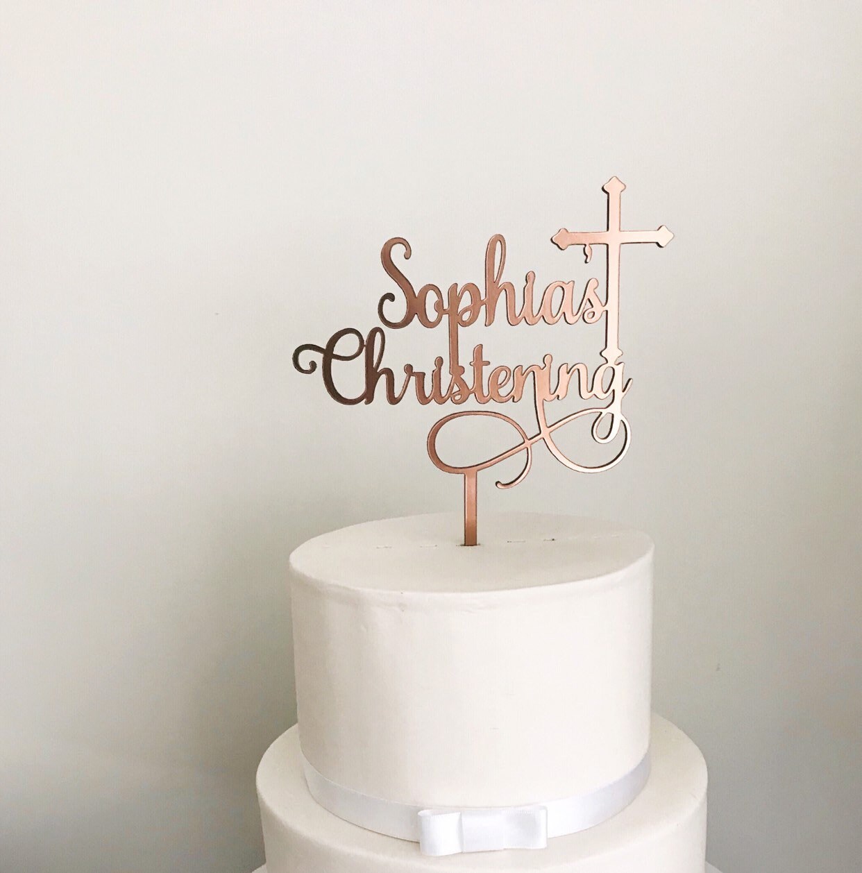 Christening Cake Topper Baptism Decor/christening Etsy