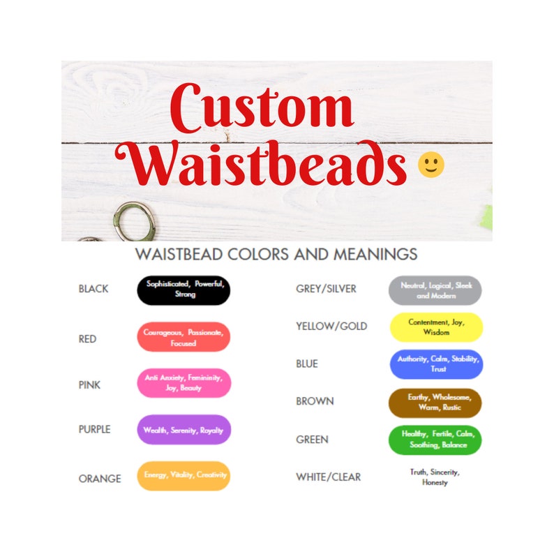 Custom Single Strand Waistbead and AnkletBracelet Set