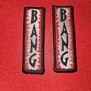 Bang - CC-Inspired Embroidered Pin