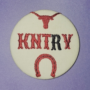Kntry - CC-Inspired Embroidered Pinback Button