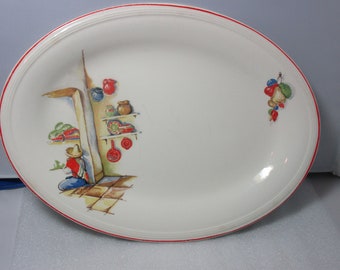 soup bowl 10 pieces Vintage 1930/'s Edwin Knowles Yellow dinnerware salad plate very good condition platter dinner plate