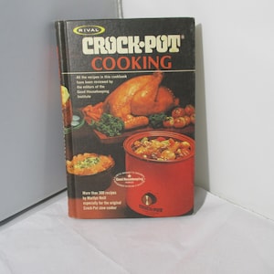 Vintage 1975 Rival Crockpot Crock Pot Slow Cooker Recipes Cooking Cookbook