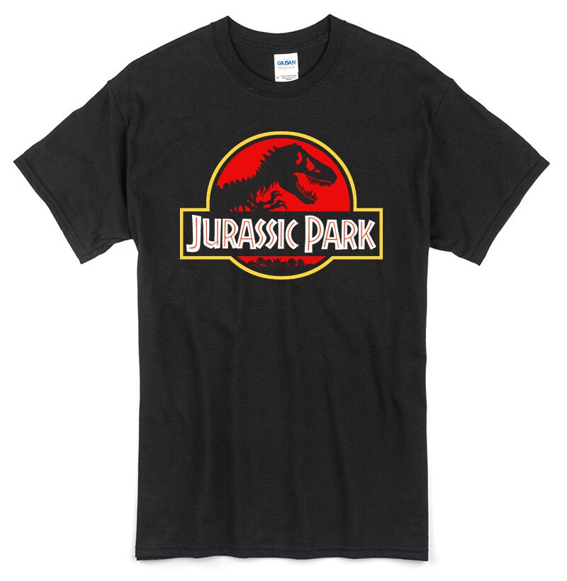 Black jurassic park shirt Clearance