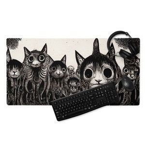 Nightmare Cats Gaming Mousepad