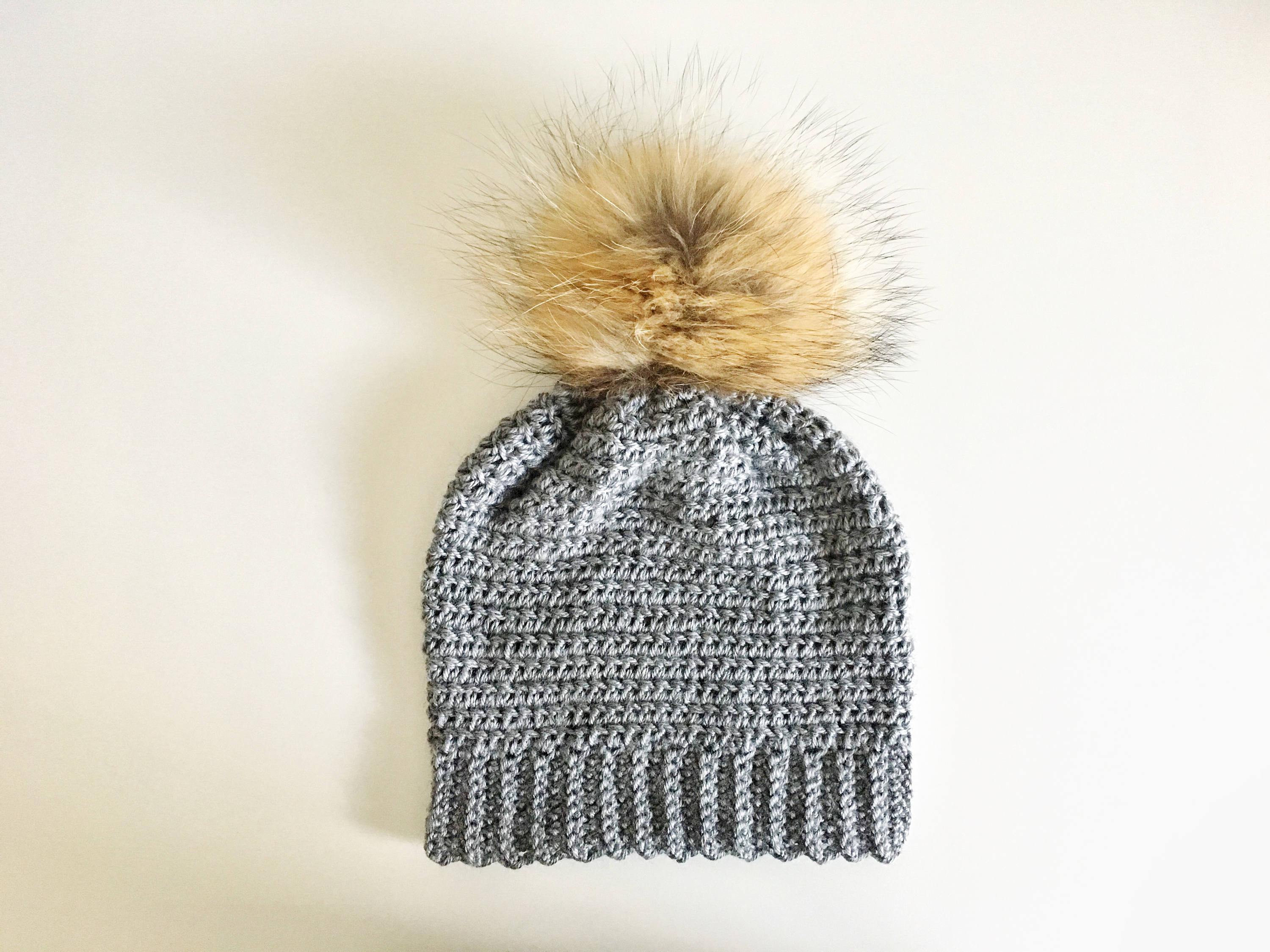 Handmade Fur Pom Pom Hat Fur Pom Pom Hat Fur Pom Pom Beanie Etsy