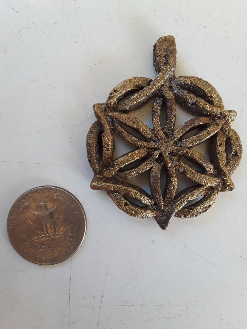 Rustic celtic star pendant