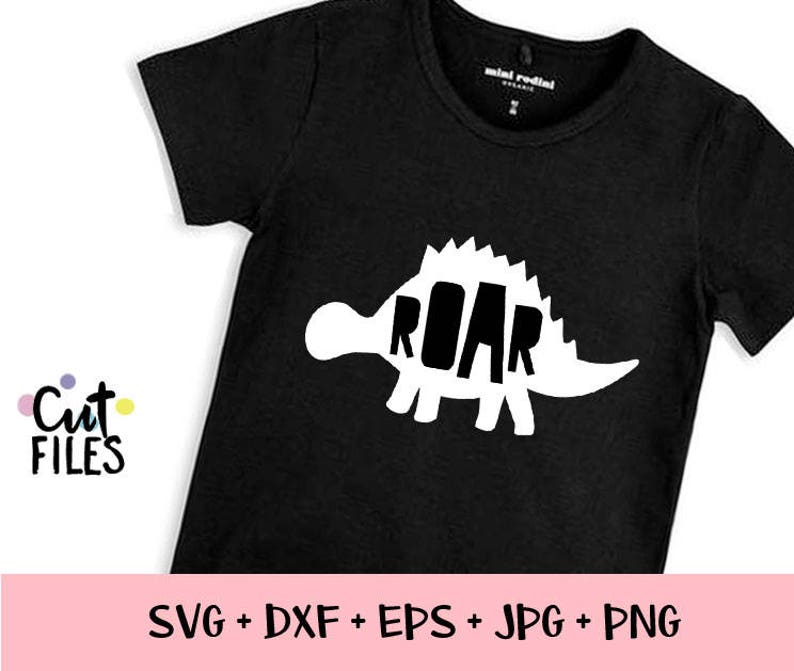 Download Dinosaur Svg Dino Roar Svgcutting File Vinyl File Svg Etsy PSD Mockup Templates