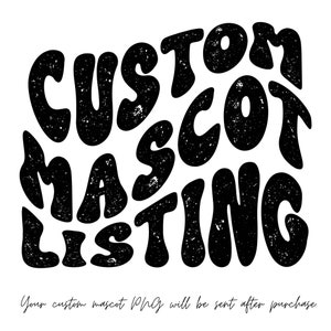 Custom Mascot Retro PNG